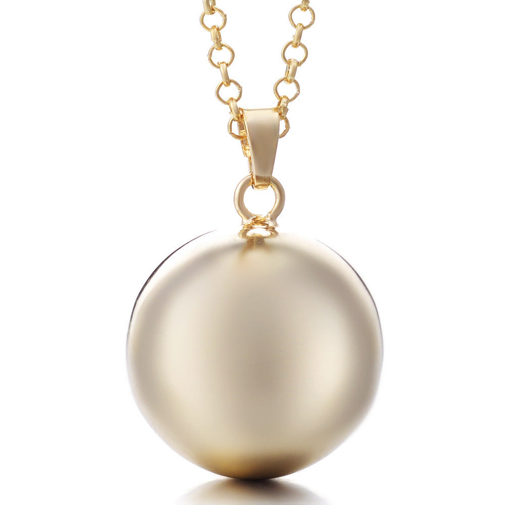 Creative Sweater Chain Harmony Ball Pendant