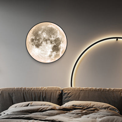 Moon LED Wall Light For Bedroom Kid's Room Foyer Living Room Coffee Bar Aisle Hallway Gallery Studyroom Loft Indoor Home Lights