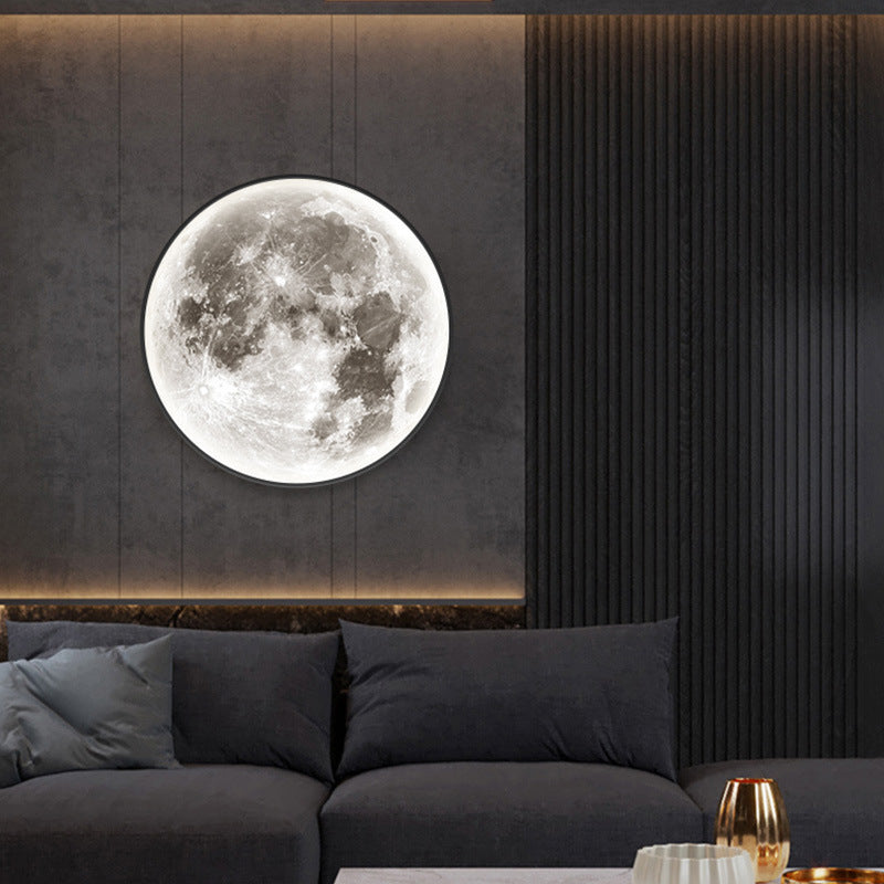 Moon LED Wall Light For Bedroom Kid's Room Foyer Living Room Coffee Bar Aisle Hallway Gallery Studyroom Loft Indoor Home Lights