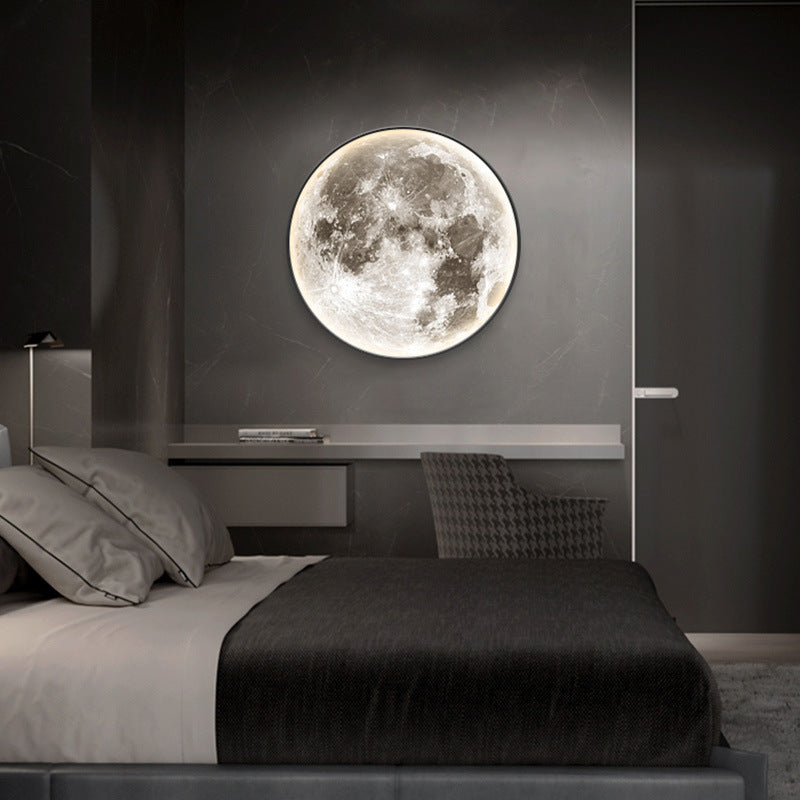 Moon LED Wall Light For Bedroom Kid's Room Foyer Living Room Coffee Bar Aisle Hallway Gallery Studyroom Loft Indoor Home Lights