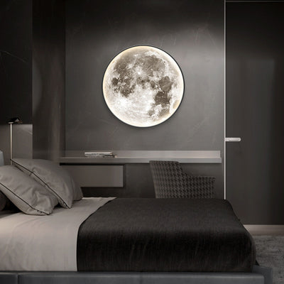 Moon LED Wall Light For Bedroom Kid's Room Foyer Living Room Coffee Bar Aisle Hallway Gallery Studyroom Loft Indoor Home Lights